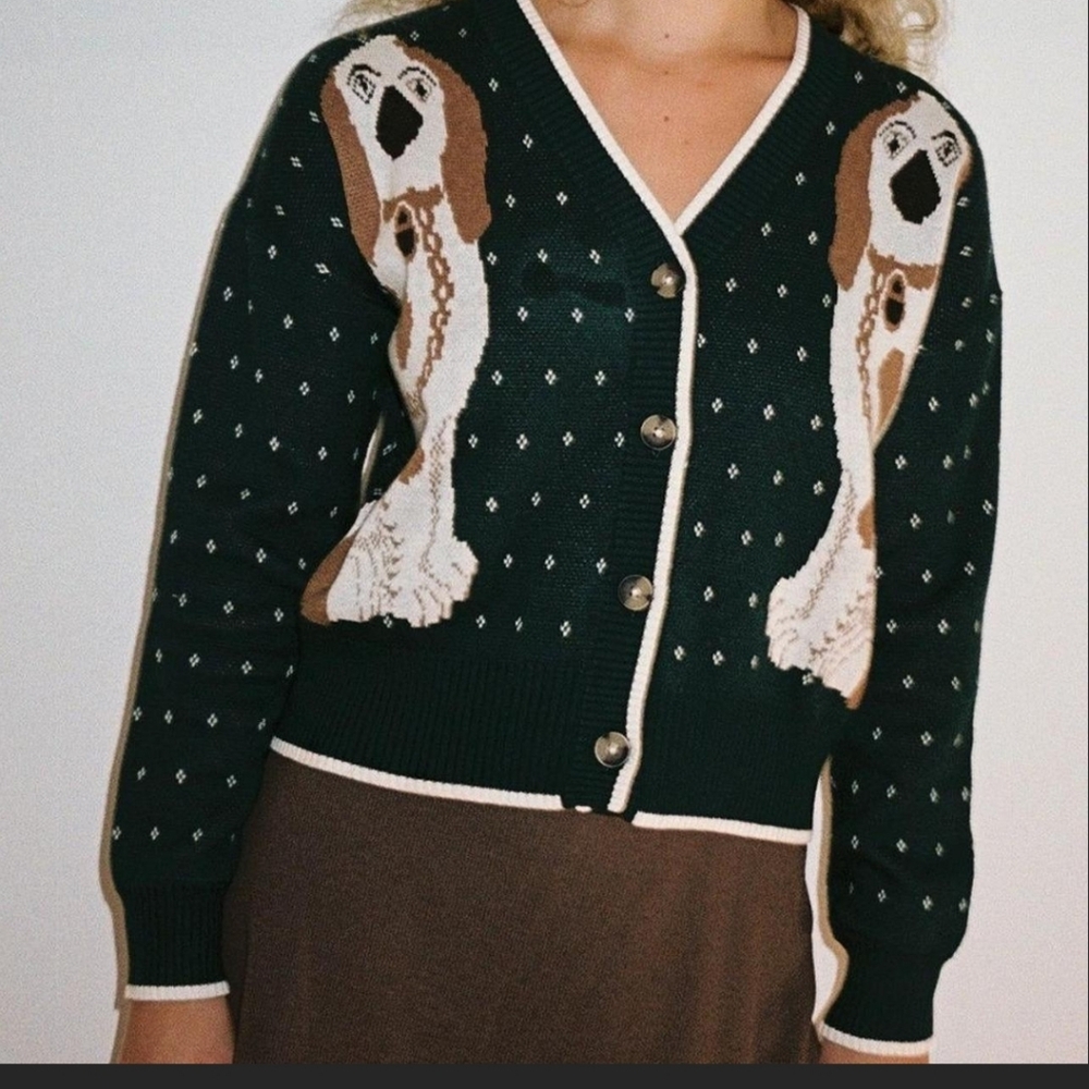Rachel Antonoff Staffy Cardigan Sweater